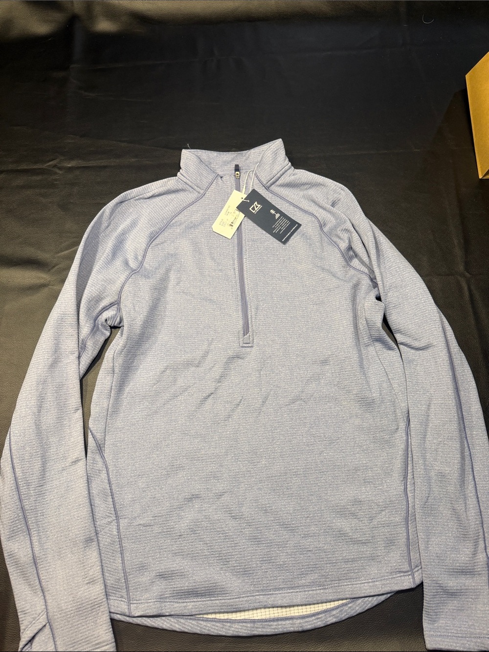 Cutter & Buck Light Lilac Quarter-Zip Performance Pullover